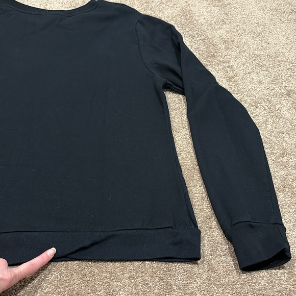 “Holiday Time” Sweatshirt “Ugly Christmas Sweater” fits ladies M-L or Men’s XS - Picture 9 of 13